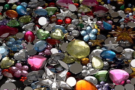 напівдорогоцінне каміння, Tinker, блиск, прикрасити, багато прикрашений, барвистий, блиск