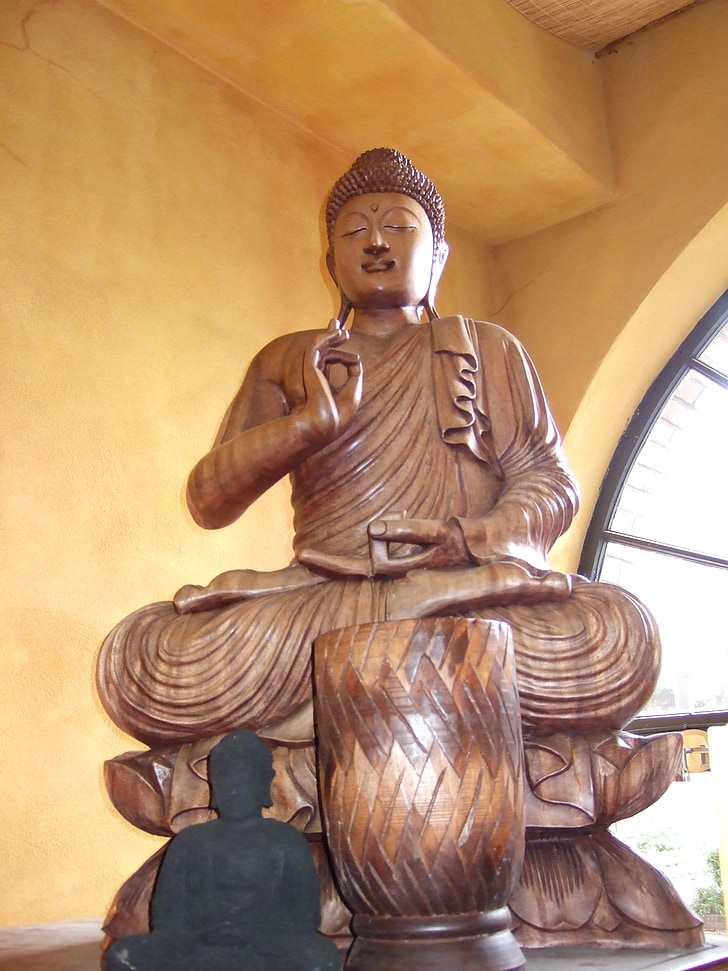 Buddha, sisanya, ketenangan, meditasi, biara, Cina, India