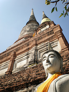 buddha, temple, thailand, buddhism, asia, statue, religion