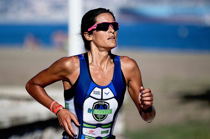 people, woman, lady, runner, athlete, shades, sport