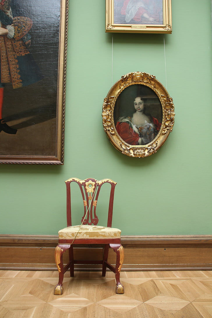 gallery, tretyakov, moscow, chair, still life, indoors, decoration