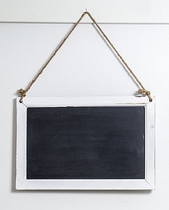 blackboard, board, chalk, frame, line, rope, old