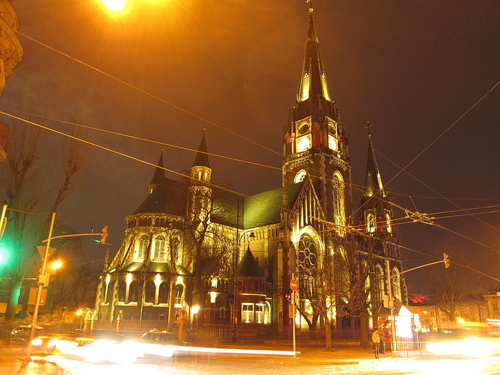 Ukraine, Lviv, Église de gotičnij