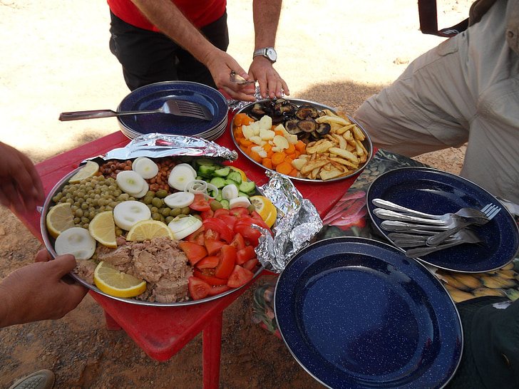 piknik, jesť, jedlo