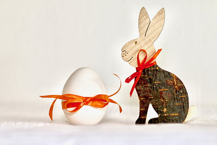 easter, table decorations, easter bunny, egg, band strap, decoration, celebration
