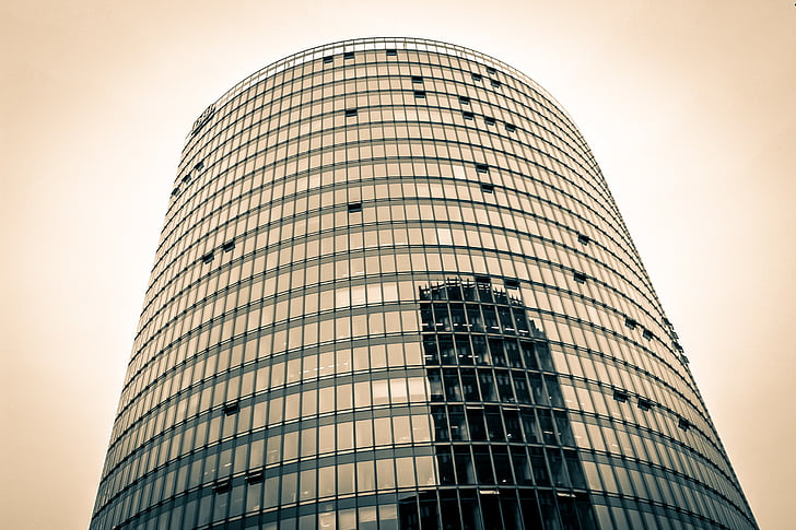 rakennus, arkkitehtuuri, korkea rakennus, Berliini, julkisivu, ikkuna