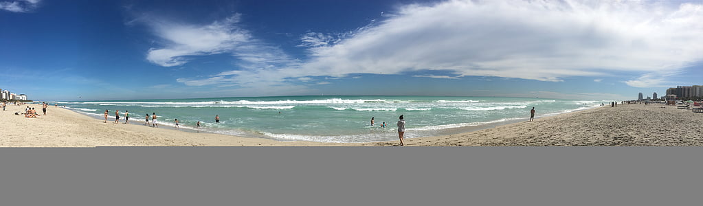 spiaggia, oceano, mare, sabbia, acqua, Costa, rilassarsi