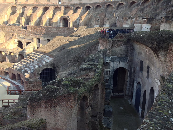 Olaszország, Colosseum, Róma, emlékmű, épület, Róma, Nevezetességek