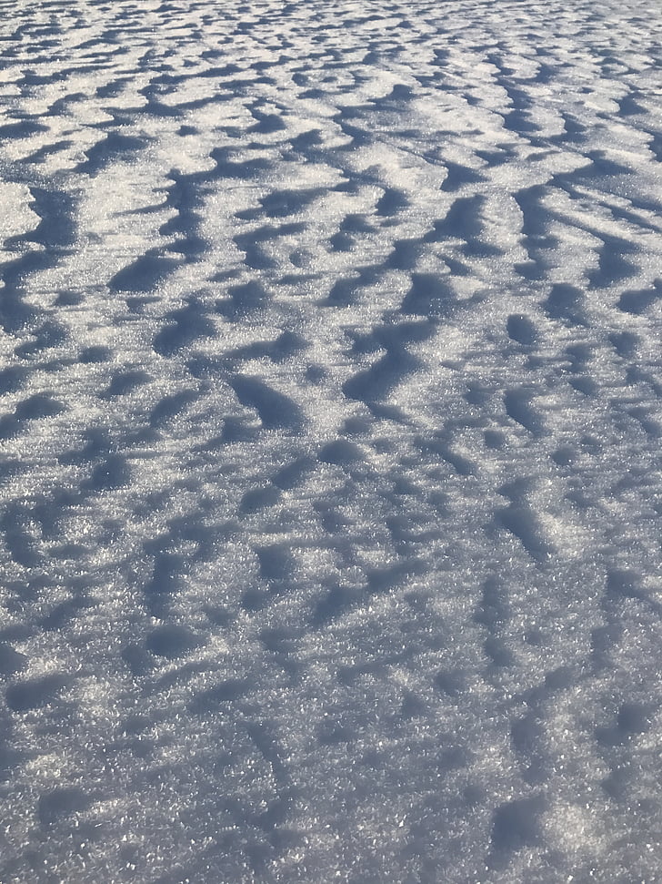 snow, ice, pattern, wind, frost, winter, nature