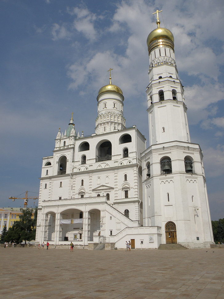 chrám, Kreml, kostel, ortodoxní, Moskva
