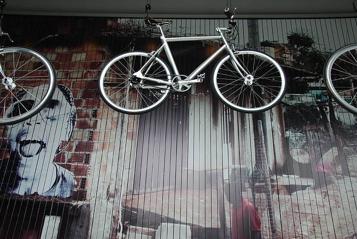 bicicleta, arte, Berlín, obra de arte, rueda, arte moderno, creatividad