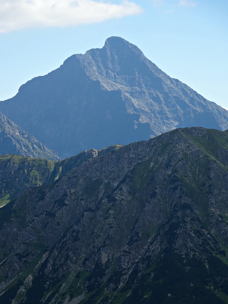 Bergen, Tatry, Boven, de Hoge Tatra, Marilor, het nationaal park