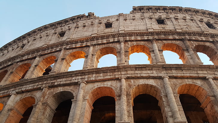 Colosseum, Rom, Italien, romerske coliseum, monument, turist, gamle Rom