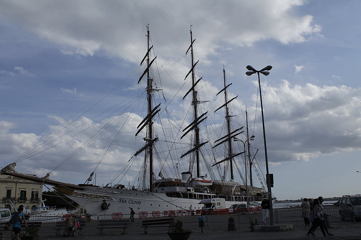 boot, port, mast, italy, sea