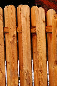 cerca, cerca de madeira, limite, paling, demarcação, sarrafos, cerca do jardim