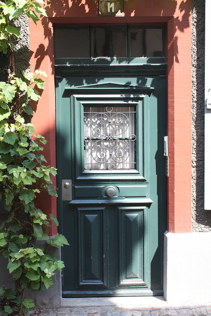 ドア, 古い, 正面玄関, ドア, 目標, 木材, パターン