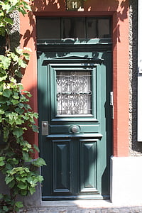 врати, стар, входната врата, вратата, гол, дървен материал, модел