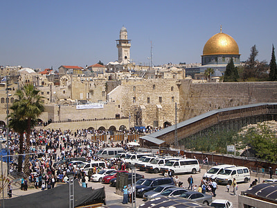 Izrael, Západní zeď, Jeruzalém, historické, Chrámová hora, Zeď nářků