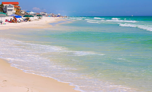 Costa, Playa, tropical, Océano, verano, vacaciones, agua