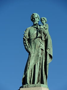 Христос, Иисус, Статуя, Святой, Сент Джозеф, скульптура, Памятник