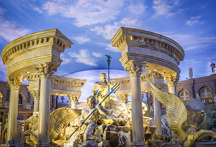 Caesars дворца, Лас-Вегас, Статуя, Отель, Казино, Туризм, путешествия