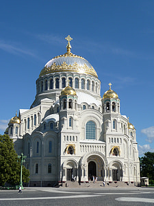 Kronshtadt, vasaros, katedra, istorija, Peterburgas, Architektūra, pastatas