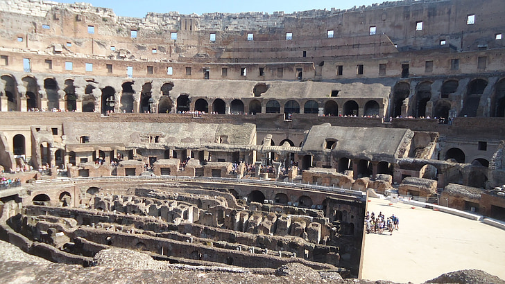Italia, Rome, Colosseum, Colosseum, amfitheater, Rome - Italië, Romeinse