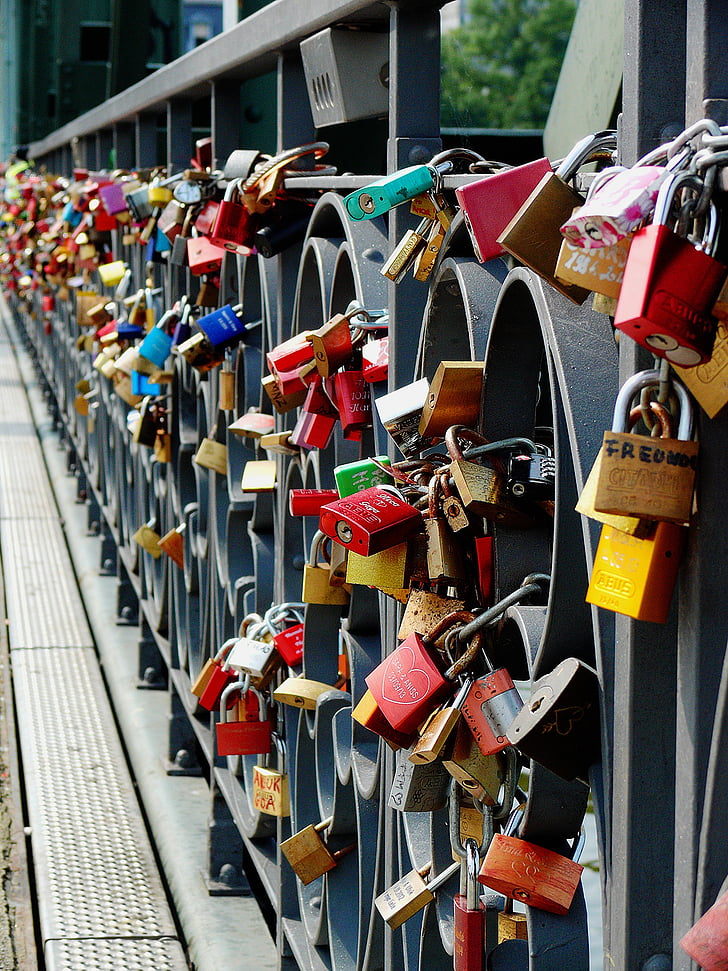 cinta kunci, Istana, simbol cinta, Jembatan, cinta castle, Gembok, Cinta