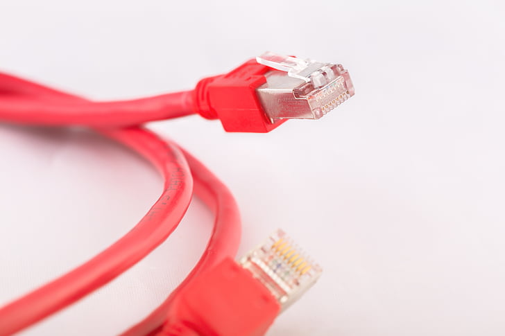cables de red, cable de interconexión, red, LAN, parche, RJ-45, FS