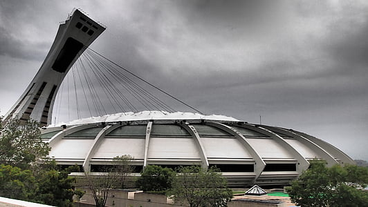stadion, Olympia, šport, olimpijski stadion, Montreal, ločena z vejico lichtmast