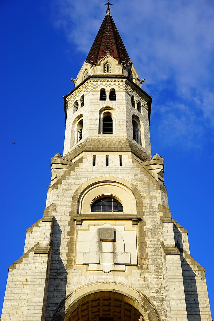 Wallfahrtskirche la návštěvnosti, kostel, Annecy, poutní kostel, La návštěvnosti, budova, Architektura