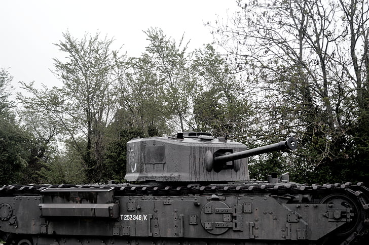 char, Tank, eski, İkinci Dünya Savaşı, savaş, eski, Normandiya