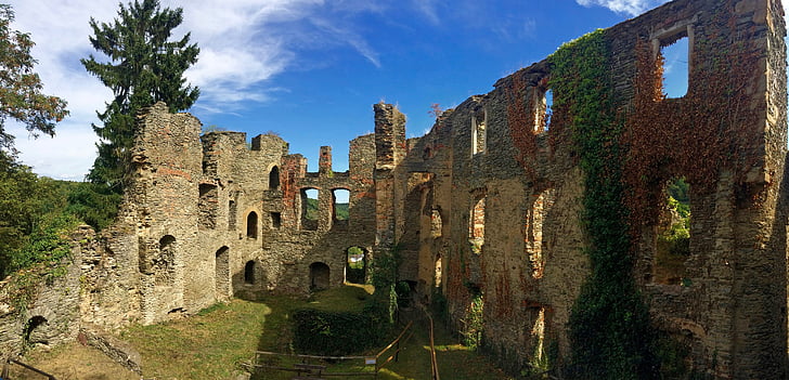 dalberg, castle, ruins, germany, architecture, history, europe