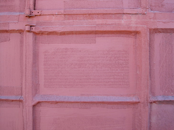 pink, entirely covered, painted over solidly, window, window panes, window frames, texture