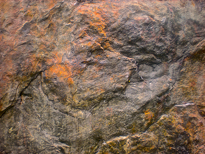 pedra, responsable de l'ós, òxid, gris, fons, natura, patró