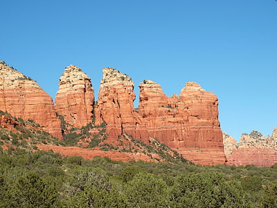 Sedona, rock, Amerikai Egyesült Államok, Arizona, Vörös szikla, hegyek, Egyesült Államok
