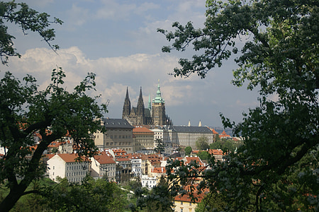 Praha, slottet, arkitektur, severdigheter