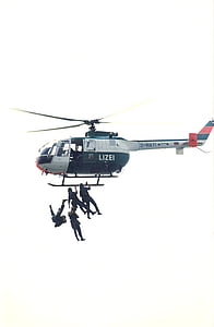 than police, helicopter, use, police helicopter, sky, security, rescue
