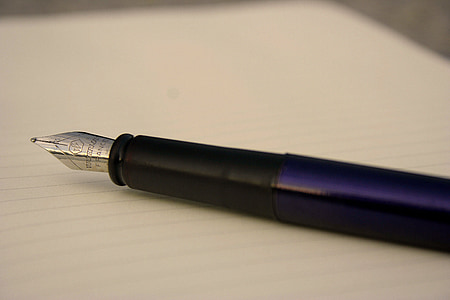 notebook, to write, pen, business, fountain Pen