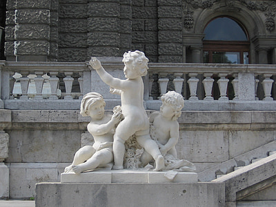figures, sculpture, austria, figure, statue, museum, marble