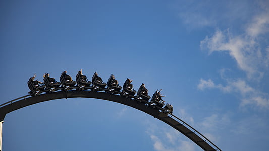 Rollercoaster, dráha, Europapark, horská dráha