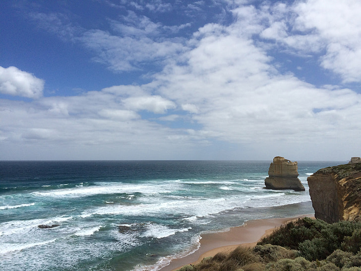 o mar, Austrália, a paisagem, nuvem, fuzileiro naval, céu, praia