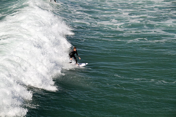 California, Pacífico, Costa, de surf, persona que practica surf, deporte, agua