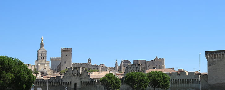 Avignon, paven, Palais des papes, Frankrig, arkitektur, Steder af interesse, bygning