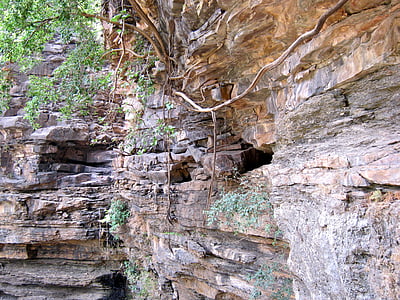 τοίχο βράχου, ψαμμίτης, διάβρωση, φύση, βουνό, βράχο - αντικείμενο, Οι άνθρωποι δεν