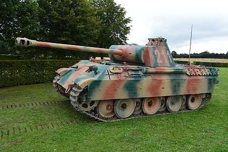 pantera, Panzerkampfwagen, simbolis, karinės, ginklas, karo