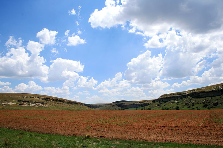 polje, Tilled, Zaorao, Zemljište, farma, crvena zemlja, zemlja