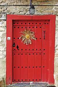 двері, червоний, мережа, Лампа вулиці, eguzkilore