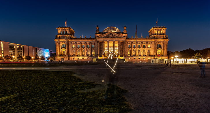 Bundestag, Reichstag, capital, arquitectura, edificio, ciudad, fachada de la casa