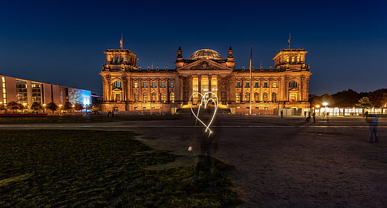 Bundestag, Reichstag, capitale, architettura, costruzione, città, facciata della casa